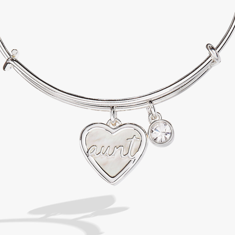 Aunt Mother of Pearl Bangle Gold | Alex and Ani