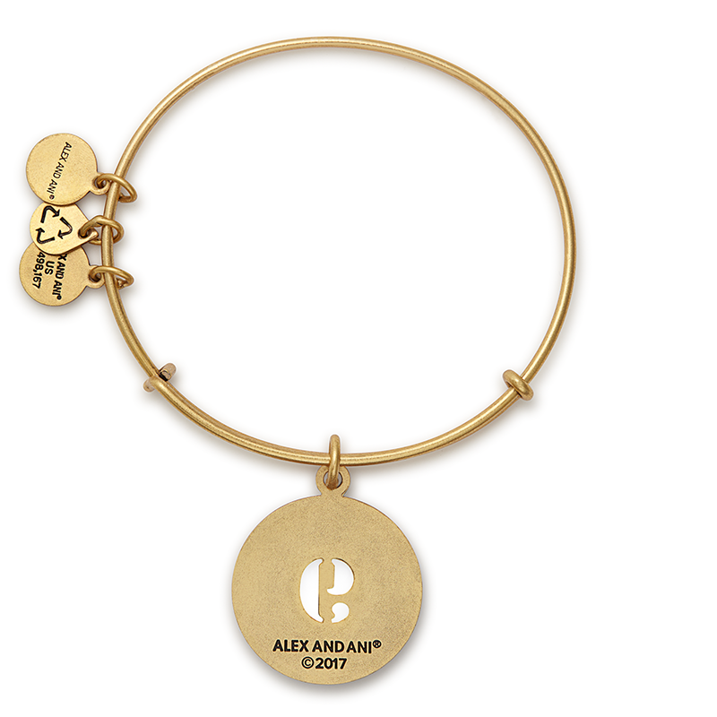 Number 9 Charm Bangle Bracelet Rafaelian Gold | Alex and Ani