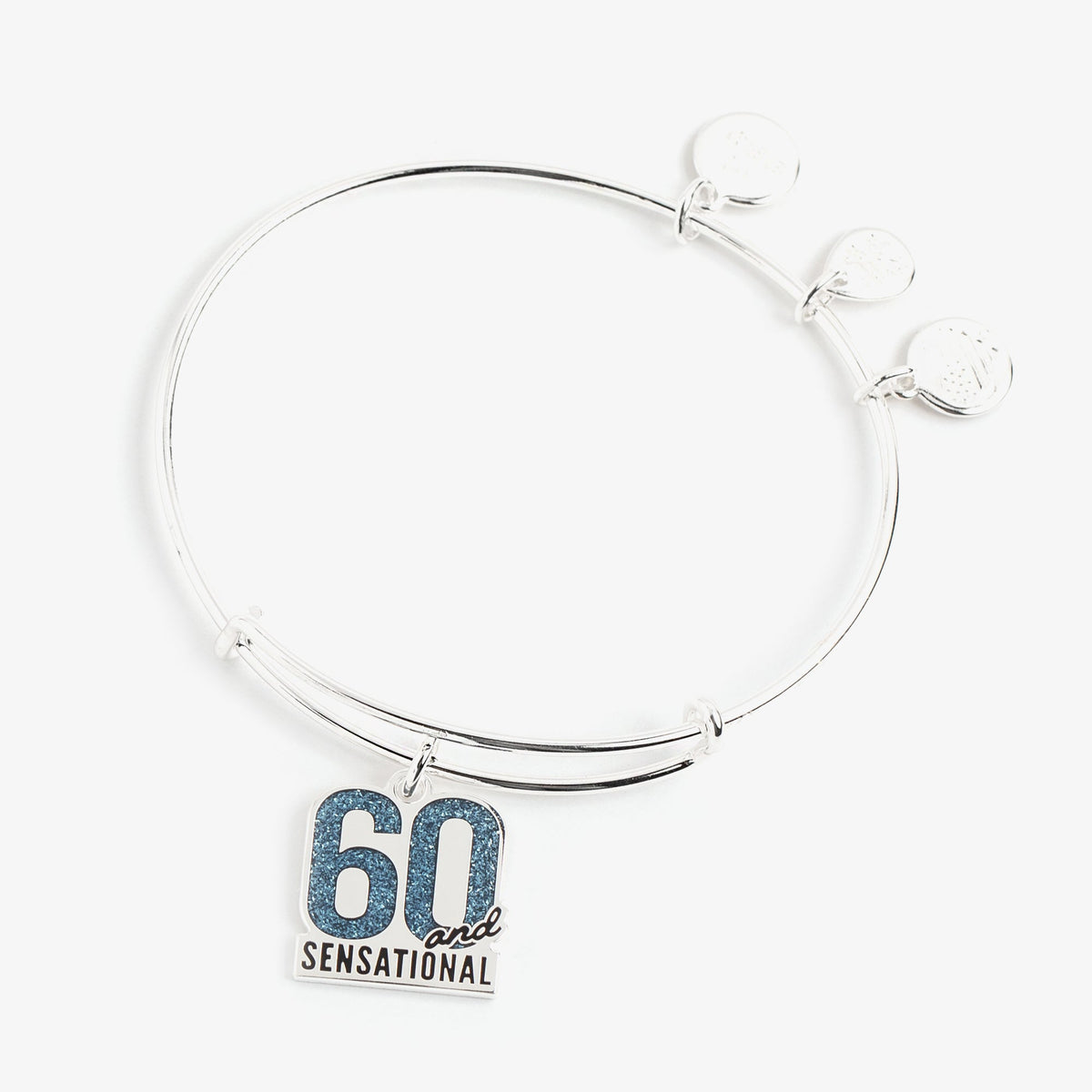 60 and Sensational' Charm Bangle Bracelet
    
    
    
       Shiny Silver | Alex and Ani