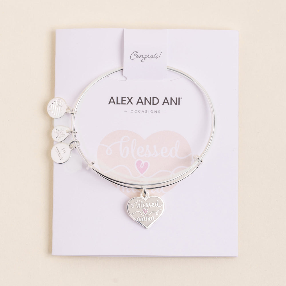 Blessed Mama' Charm Bangle - Alex and Ani
    
    
    
       Shiny Silver | Alex and Ani