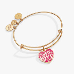 Self Love Charm Bangle Gold | Alex and Ani