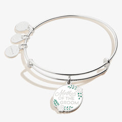 Mother of the Groom Wedding Charm Bangle – Sentimental Gift for Mom Silver | Alex and Ani