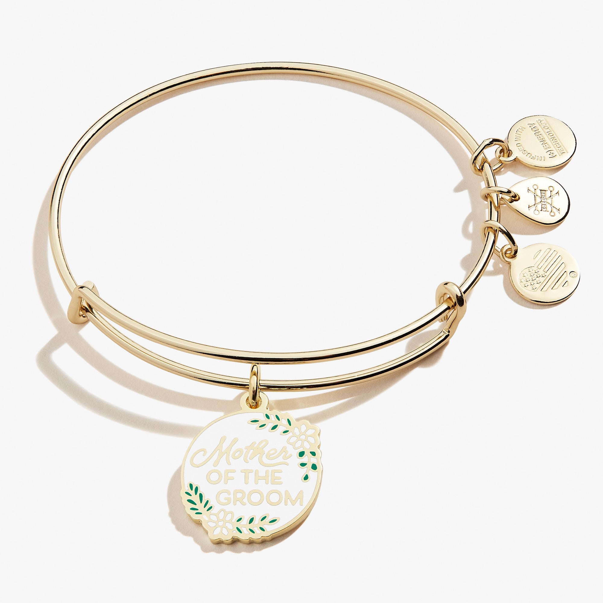 Mother of the Groom Wedding Charm Bangle – Sentimental Gift for Mom Silver | Alex and Ani