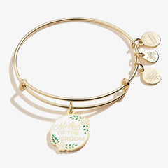Mother of the Groom Wedding Charm Bangle – Sentimental Gift for Mom Silver | Alex and Ani
