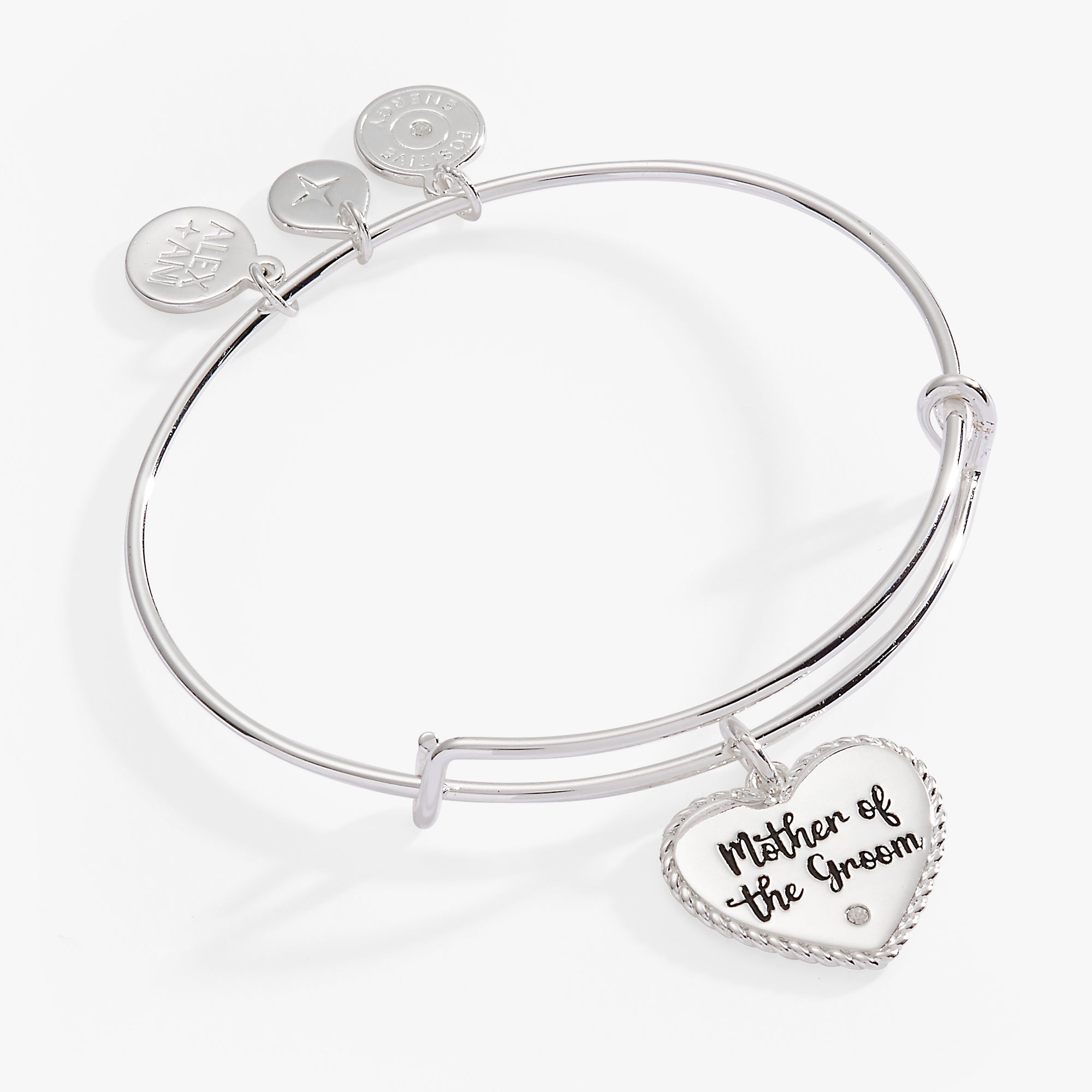Mother of the Groom Heart Bangle – Meaningful Wedding Gift for Mom Gold | Alex and Ani
