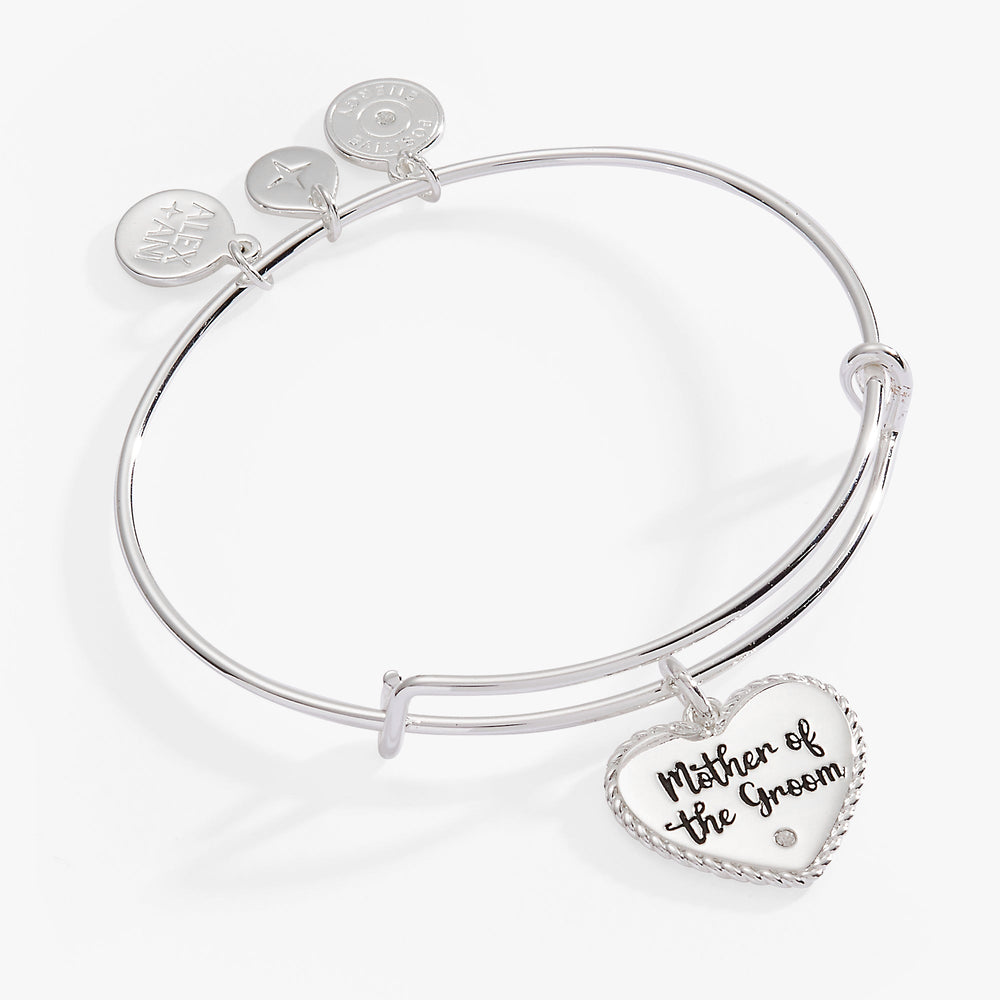 Mother of the Groom Heart Bangle – Meaningful Wedding Gift for Mom Gold | Alex and Ani