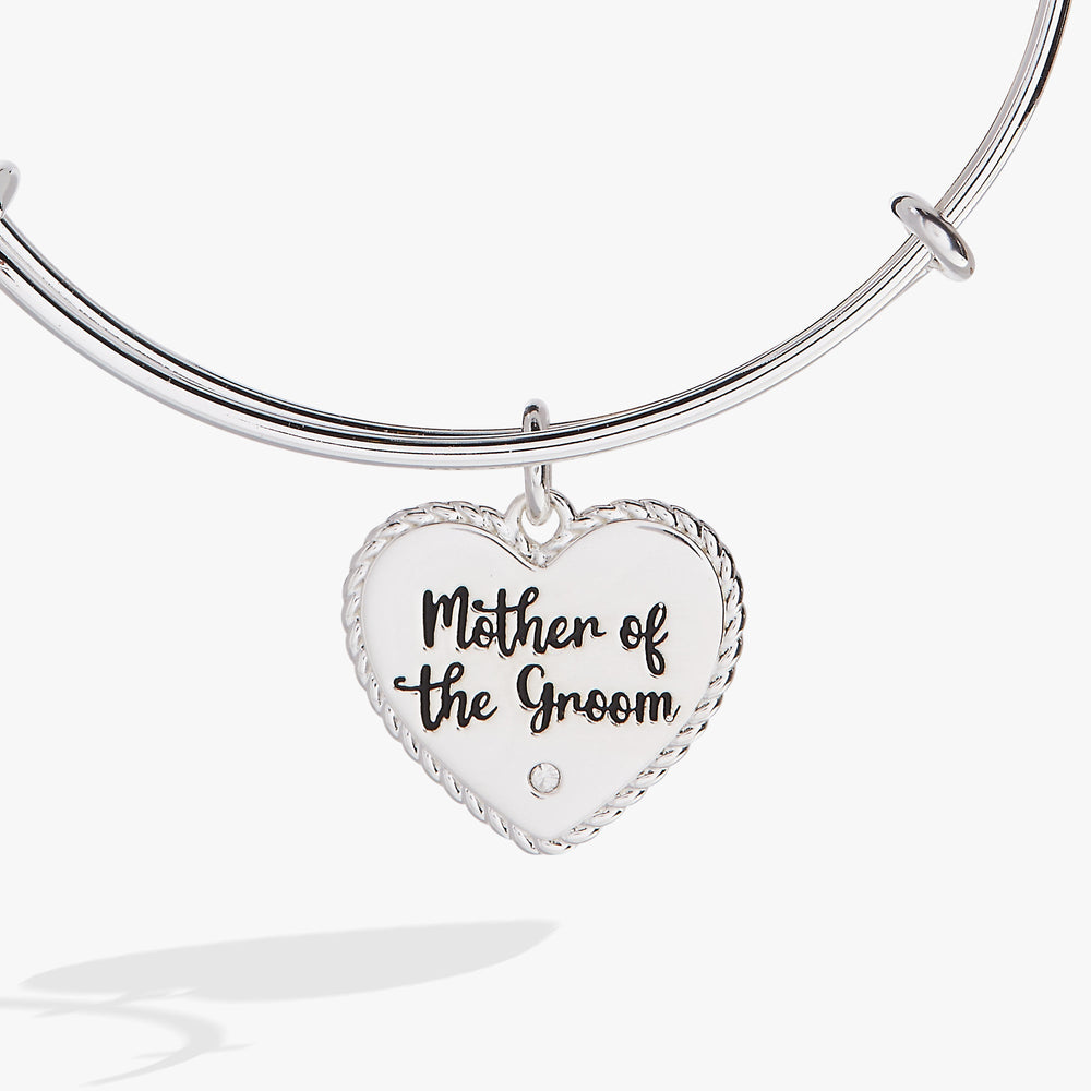 Mother of the Groom Heart Bangle – Meaningful Wedding Gift for Mom Gold | Alex and Ani