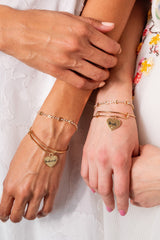 Bridesmaid Heart Bangle Gold | Alex and Ani