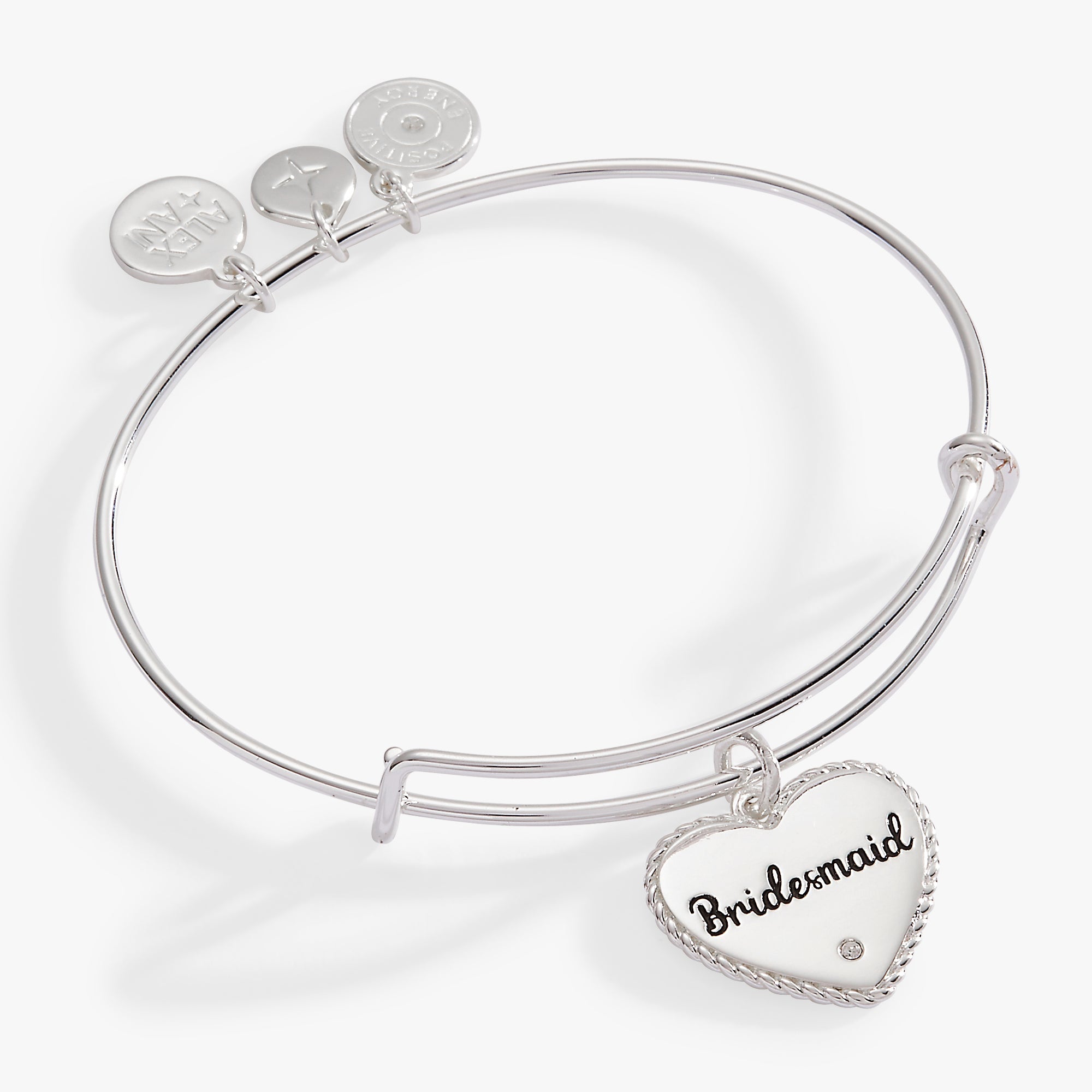 Bridesmaid Heart Bangle Gold | Alex and Ani