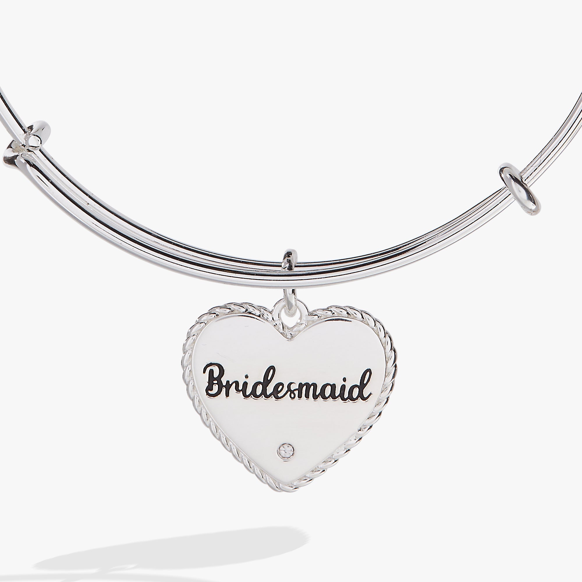 Bridesmaid Heart Bangle Gold | Alex and Ani