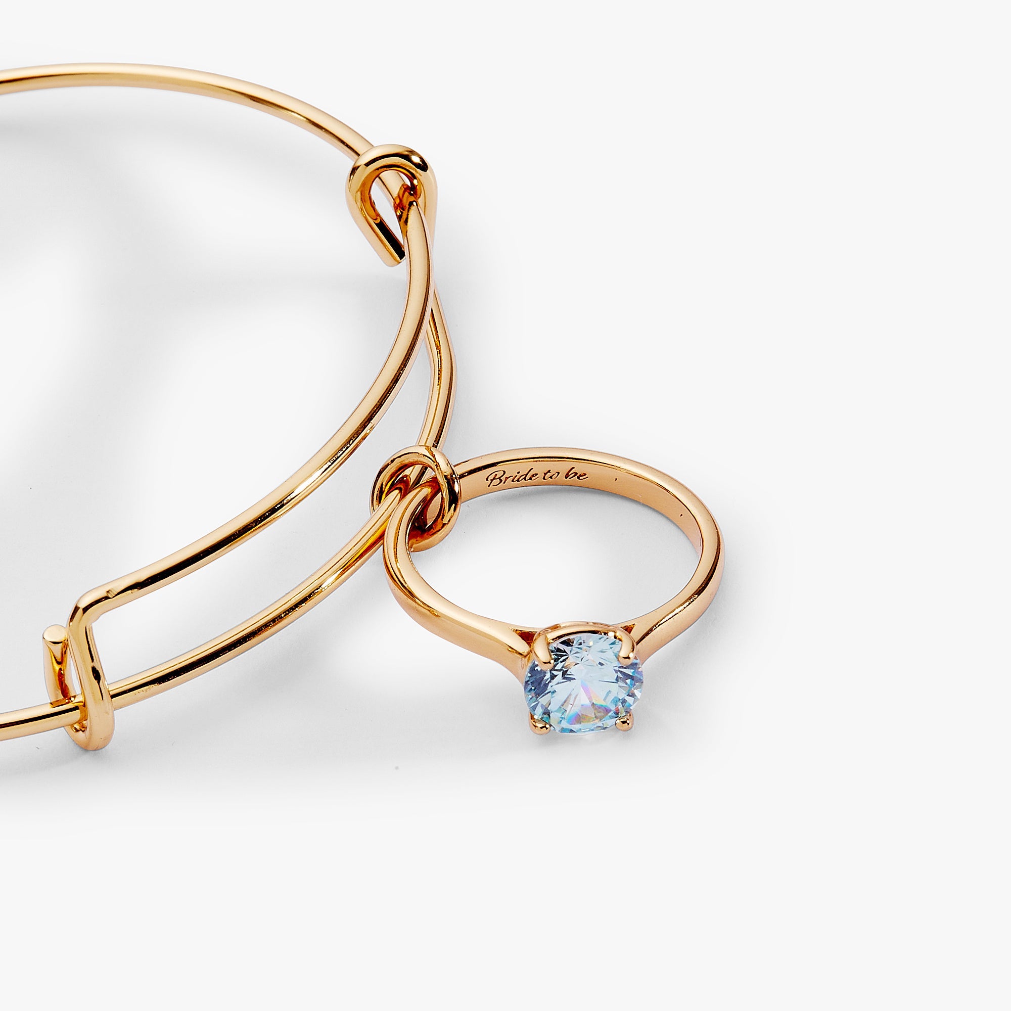 Bride-to-Be Charm Bangle Bracelet – Engagement or Bridal Shower Gift Silver | Alex and Ani