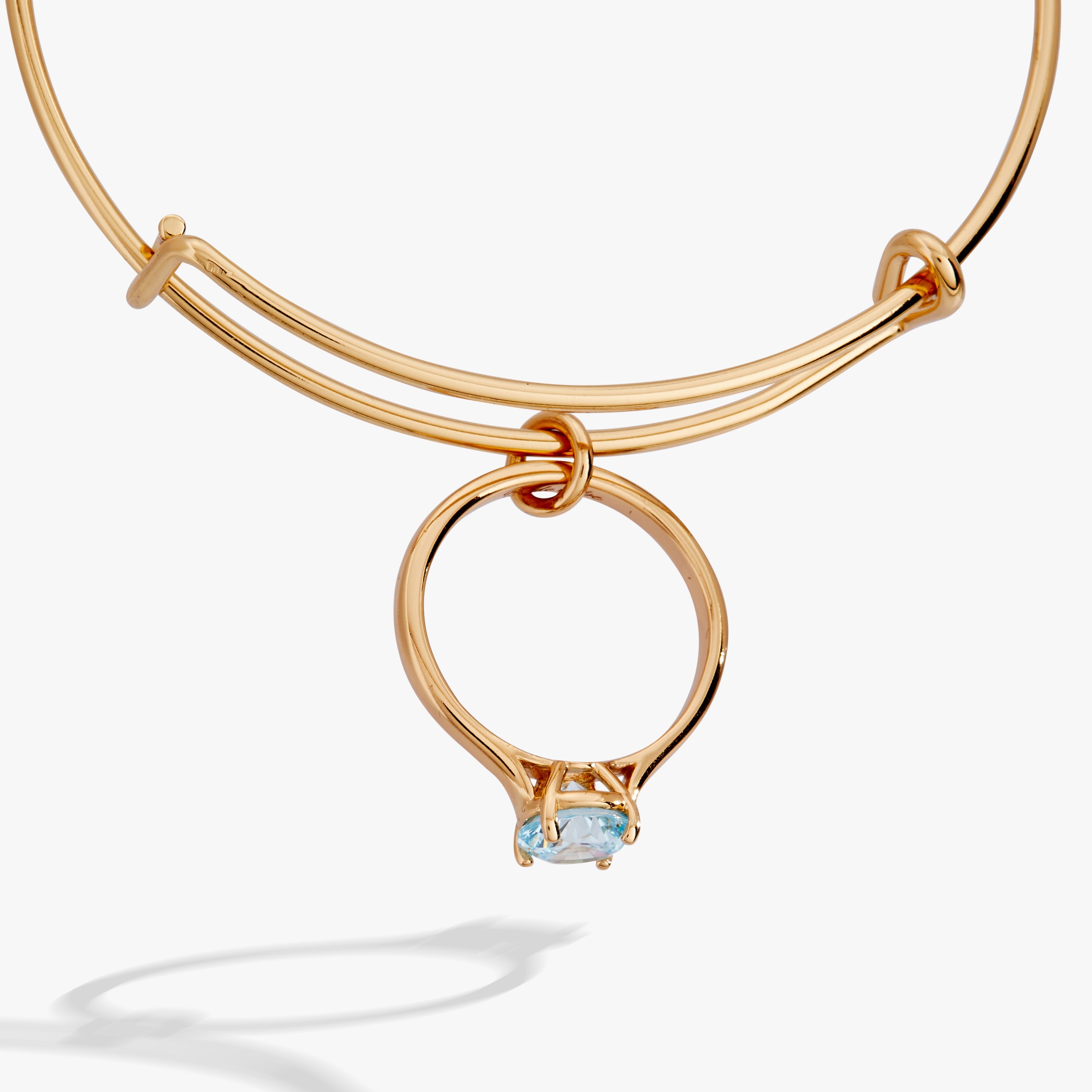 Bride-to-Be Charm Bangle Bracelet – Engagement or Bridal Shower Gift Silver | Alex and Ani