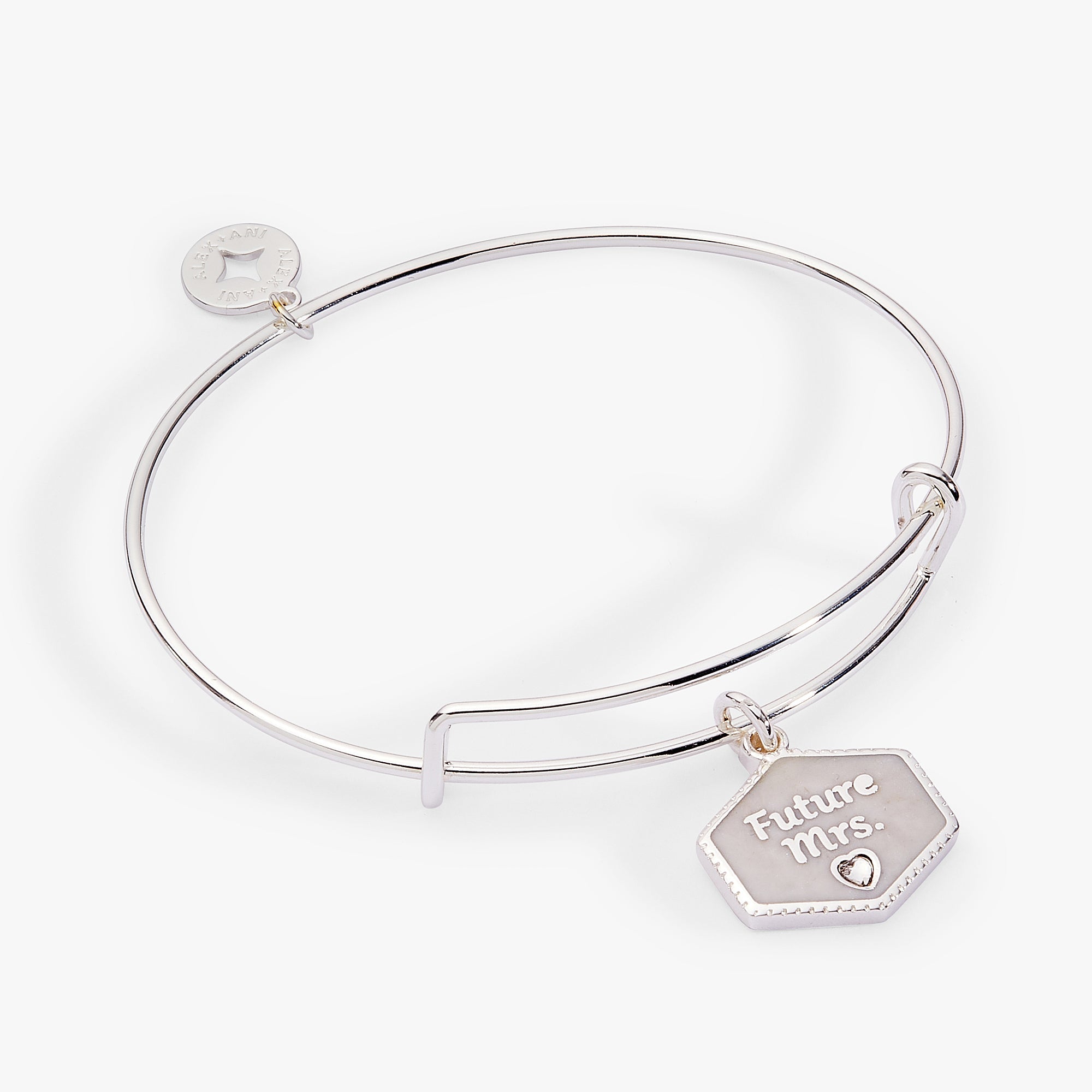 “Future Mrs.” Bridal Charm Bangle – Engagement Gift Jewelry Gold | Alex and Ani