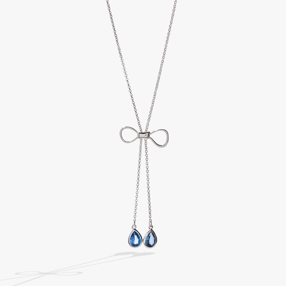 Bow Adjustable Slider Necklace – Elegant Special Occasion Jewelry Silver | Alex and Ani