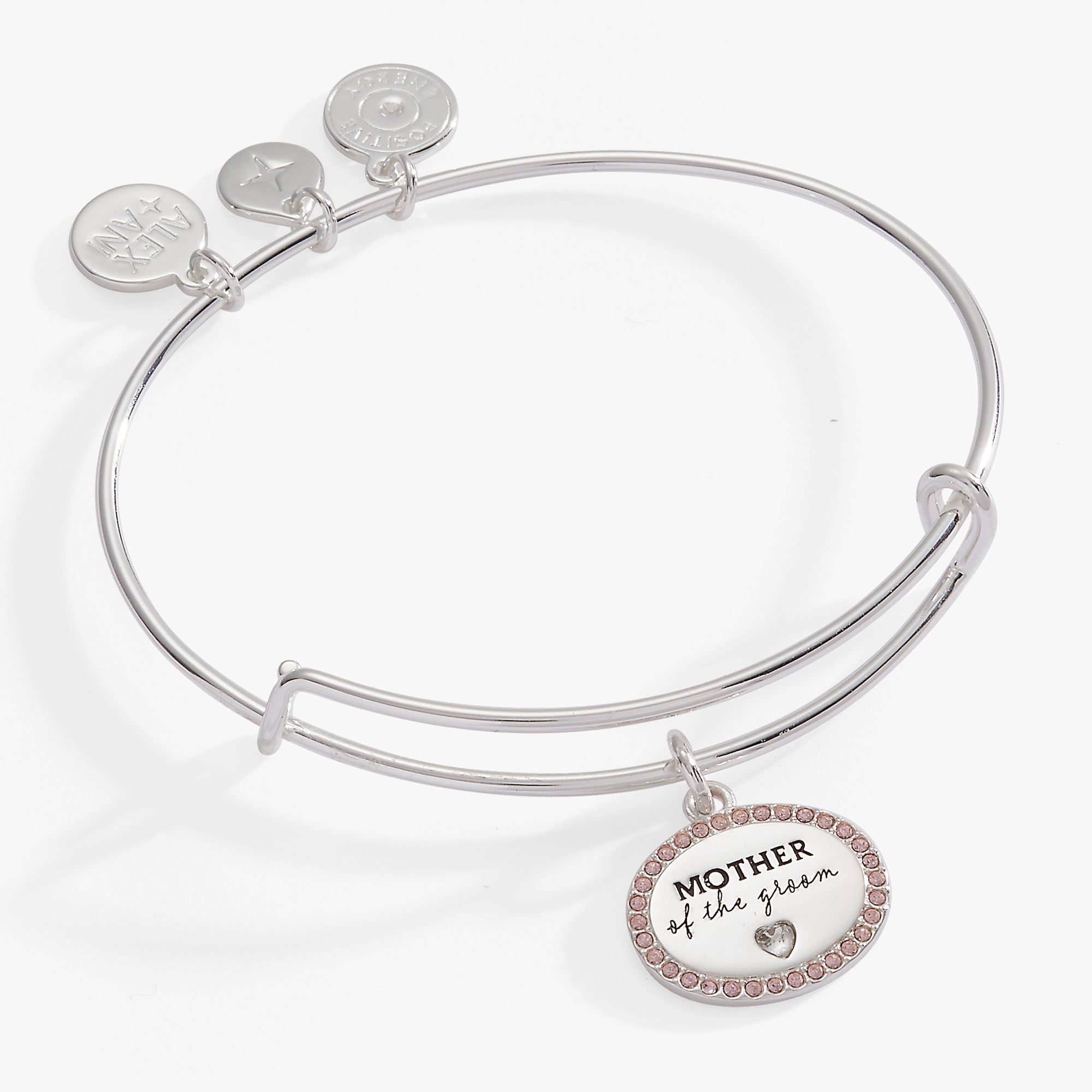 Mother of the Groom Wedding Bangle – Classic Keepsake Jewelry Gift Silver | Alex and Ani