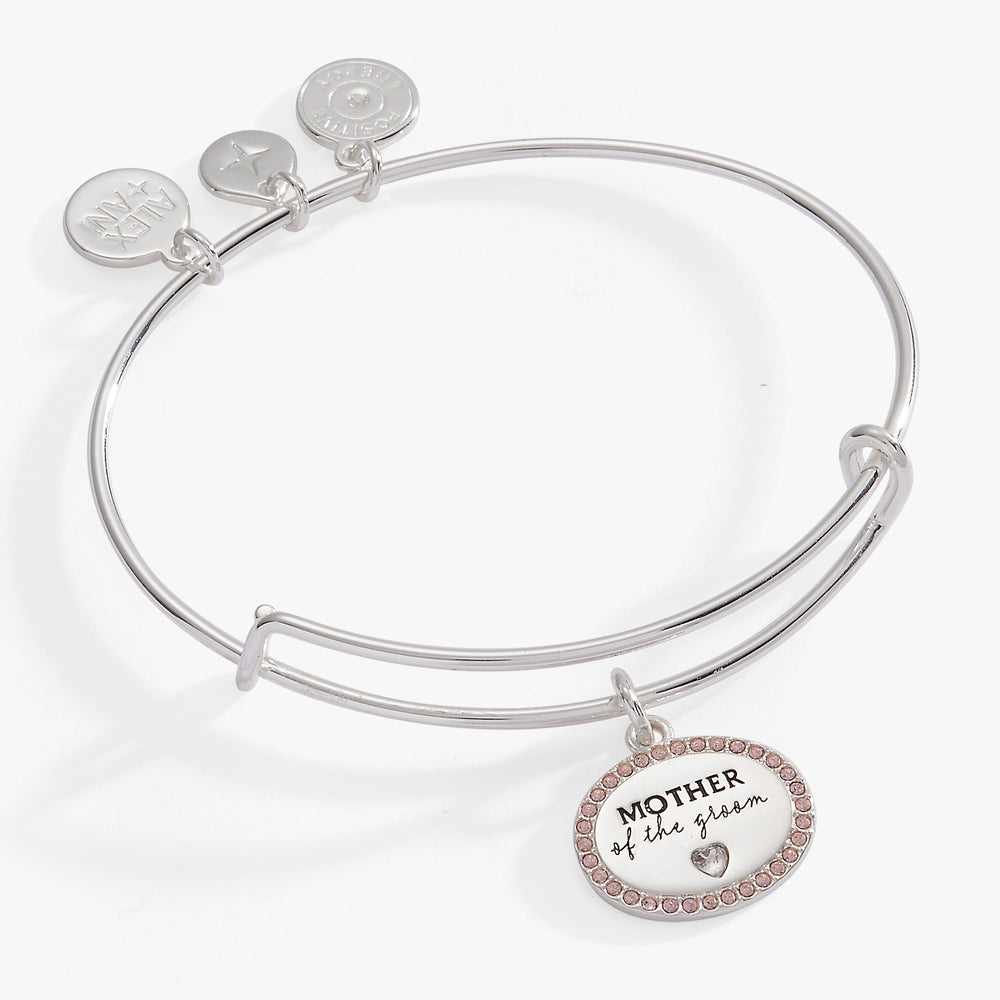 Mother of the Groom Wedding Bangle – Classic Keepsake Jewelry Gift Silver | Alex and Ani