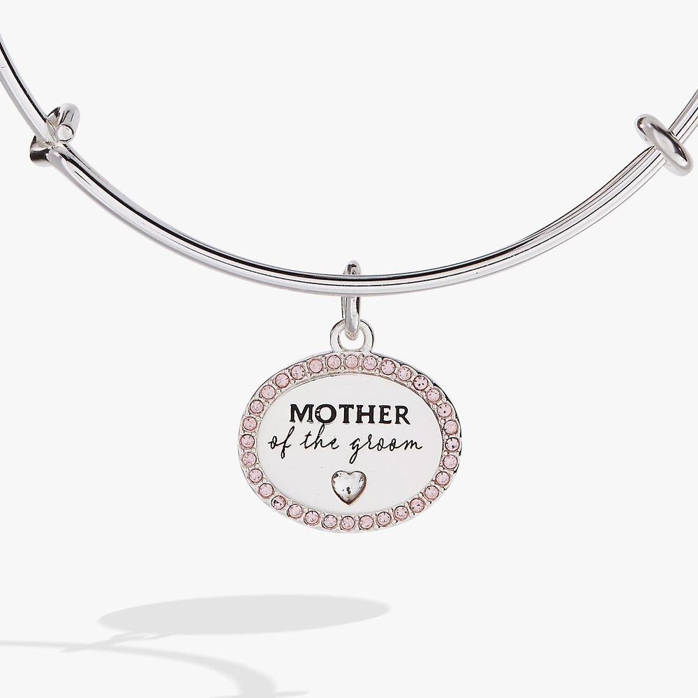 Mother of the Groom Wedding Bangle – Classic Keepsake Jewelry Gift Silver | Alex and Ani