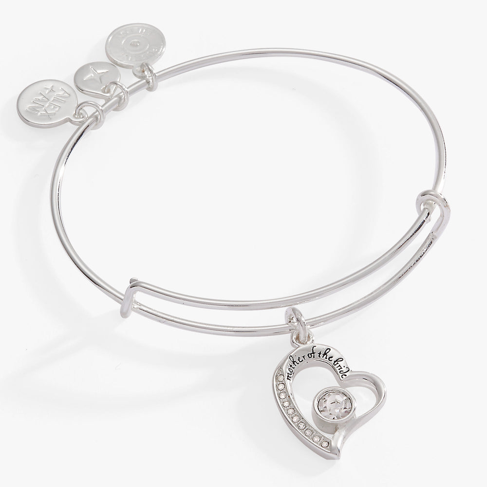 Mother of the Bride Wedding Bangle – Meaningful Jewelry Gift Silver | Alex and Ani