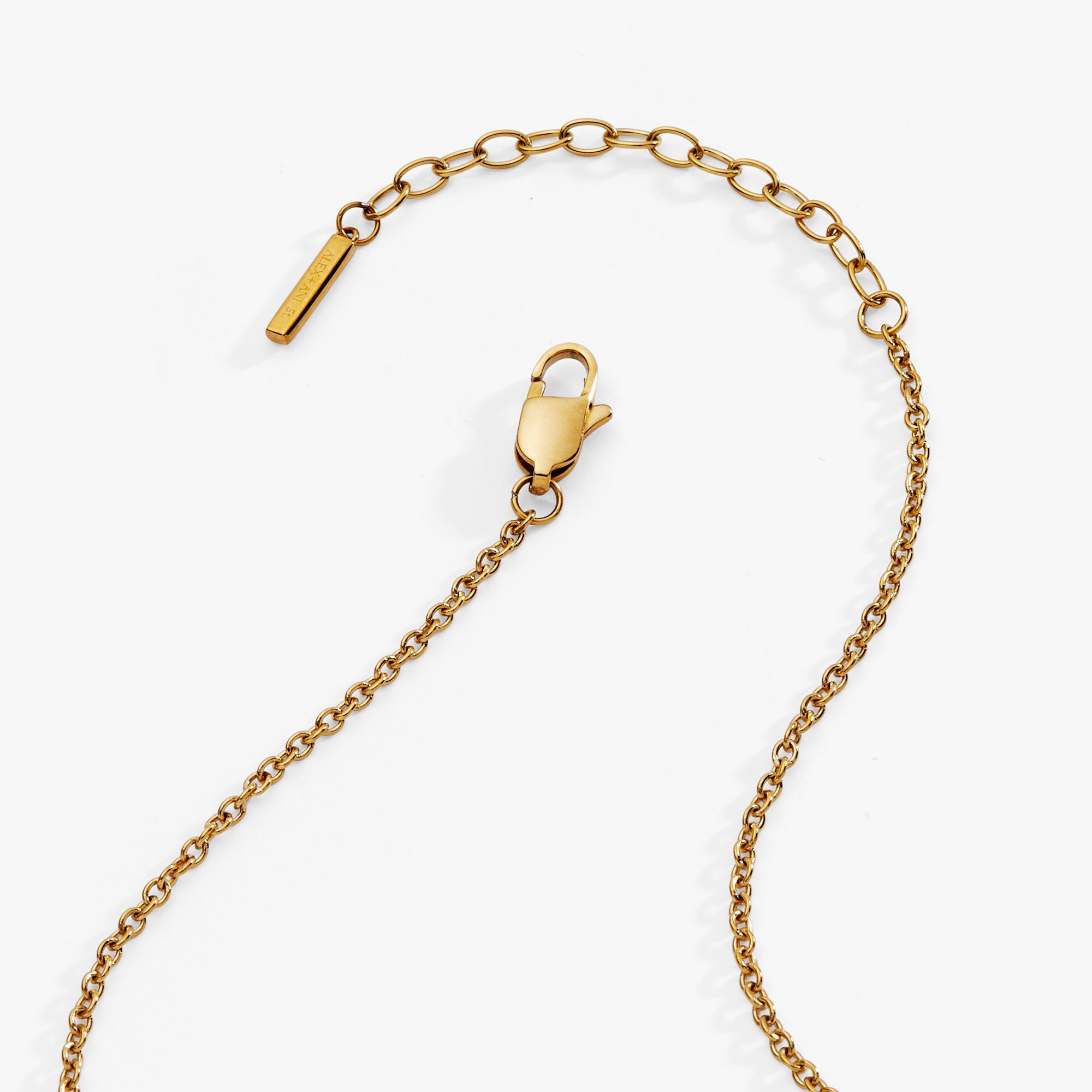 Evil Eye Engravable Pendant Stainless Steel Gold | Alex and Ani