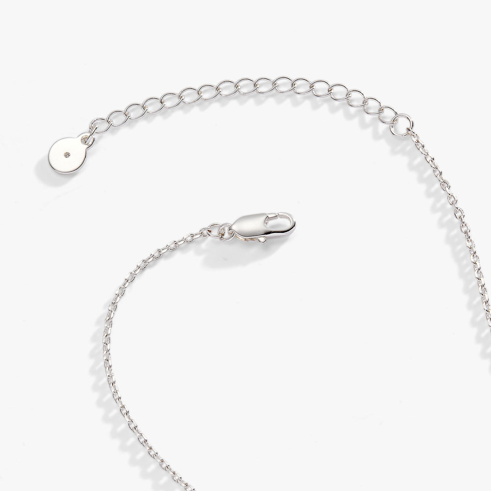 Crystal Heart Slider Necklace Tri-Tone | Alex and Ani