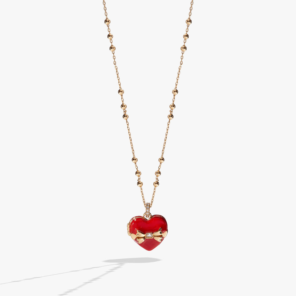 Box of Chocolate Locket Necklace Gold | Alex and Ani