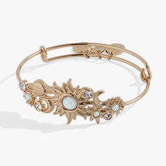 Celestial In-Line Bangle Gold | Alex and Ani