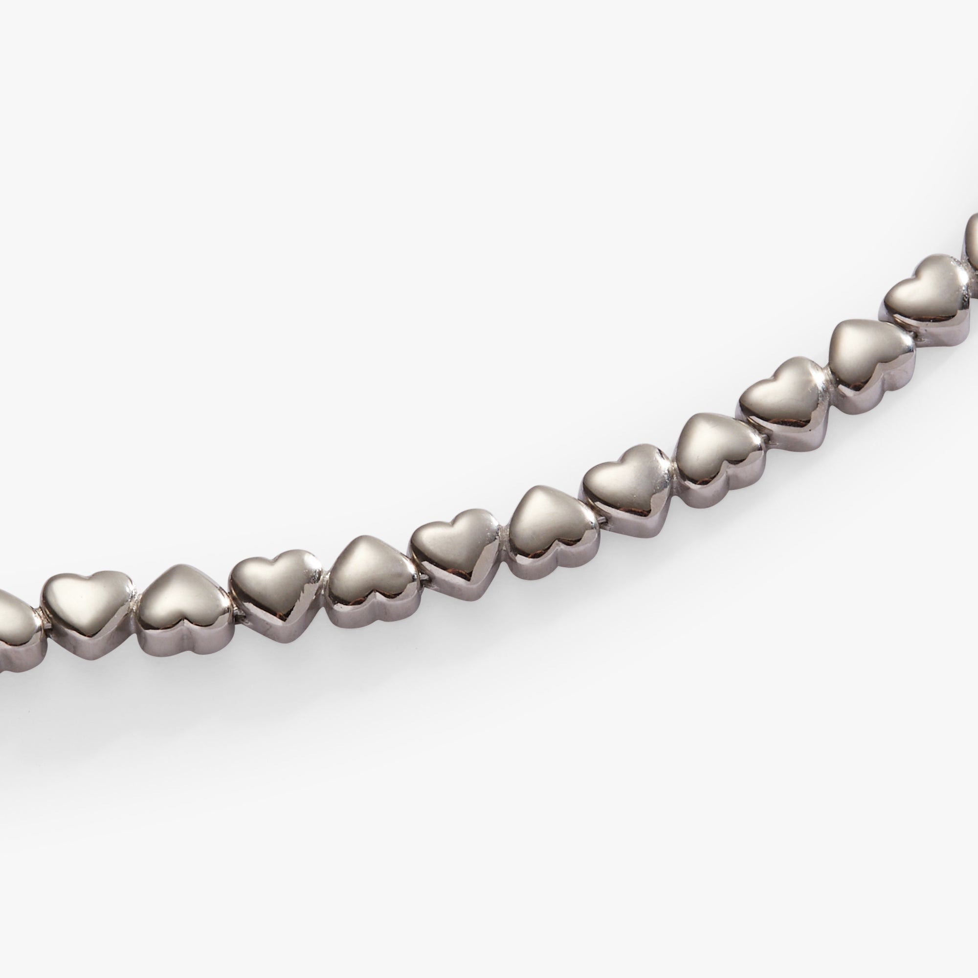 Heart Charm Tennis Bracelet Stainless Steel Gold | Alex and Ani