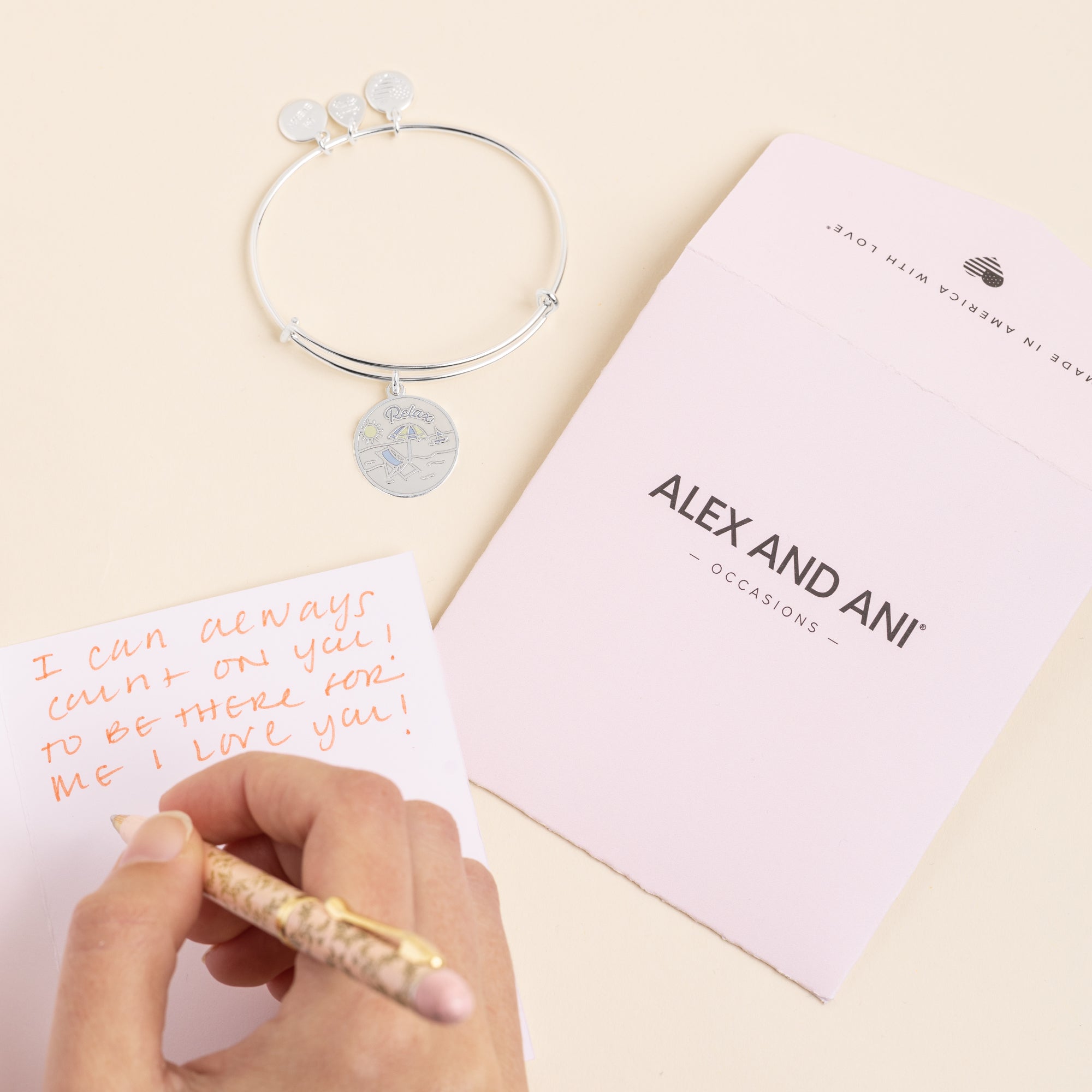 Happy Retirement' Charm Bangle - Alex and Ani Shiny Silver | Alex and Ani