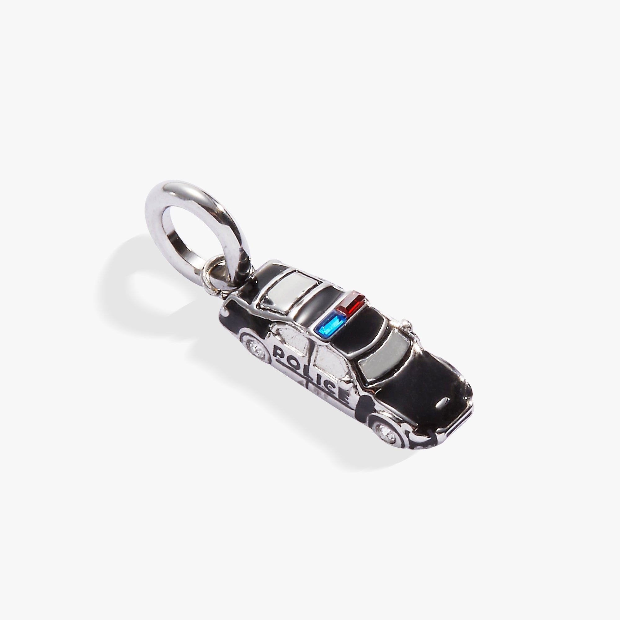 Police Car Charm Stainless Steel Silver | Alex and Ani