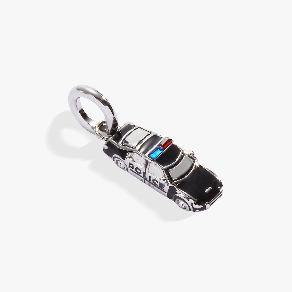 Police Car Charm Stainless Steel Silver | Alex and Ani