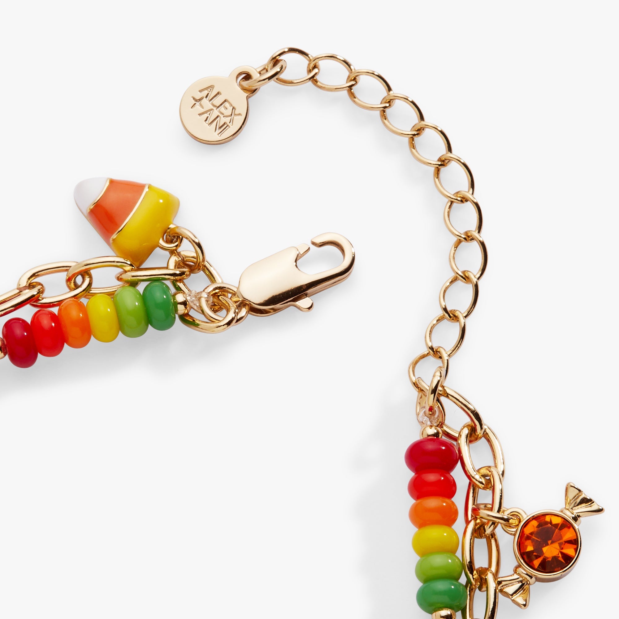 SOM - Trick or Treat Charm bracelet Gold | Alex and Ani