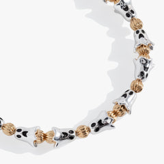 Ghost Beaded Bangle Two Tone | Alex and Ani