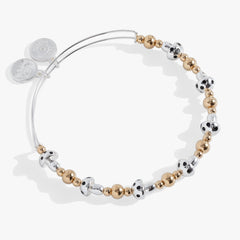 Mushroom Beaded Bangle Two Tone | Alex and Ani