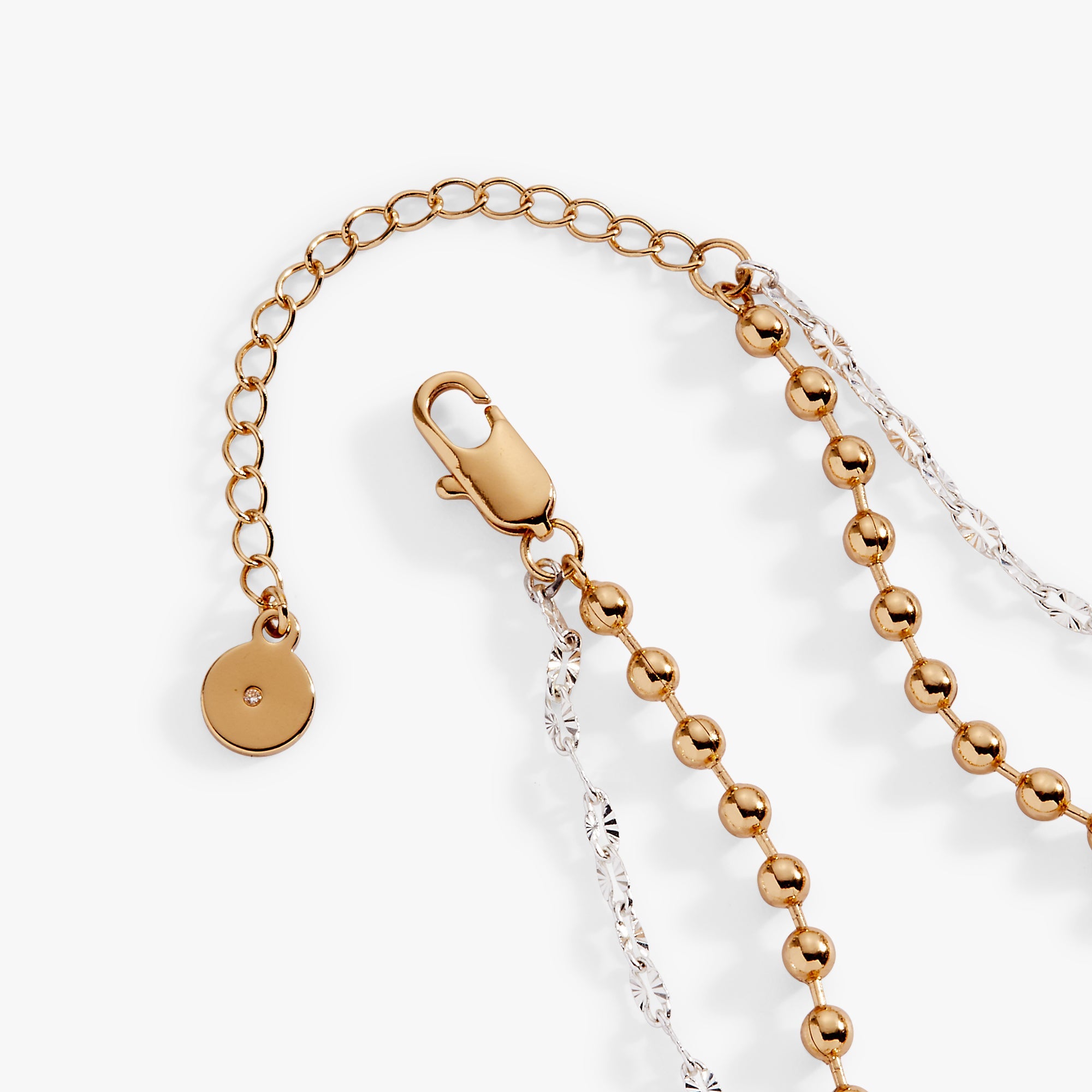 Moon Magic 2 Row Charm Bracelet Two Tone | Alex and Ani