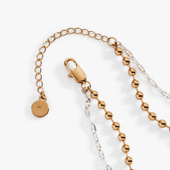 Moon Magic 2 Row Charm Bracelet Two Tone | Alex and Ani