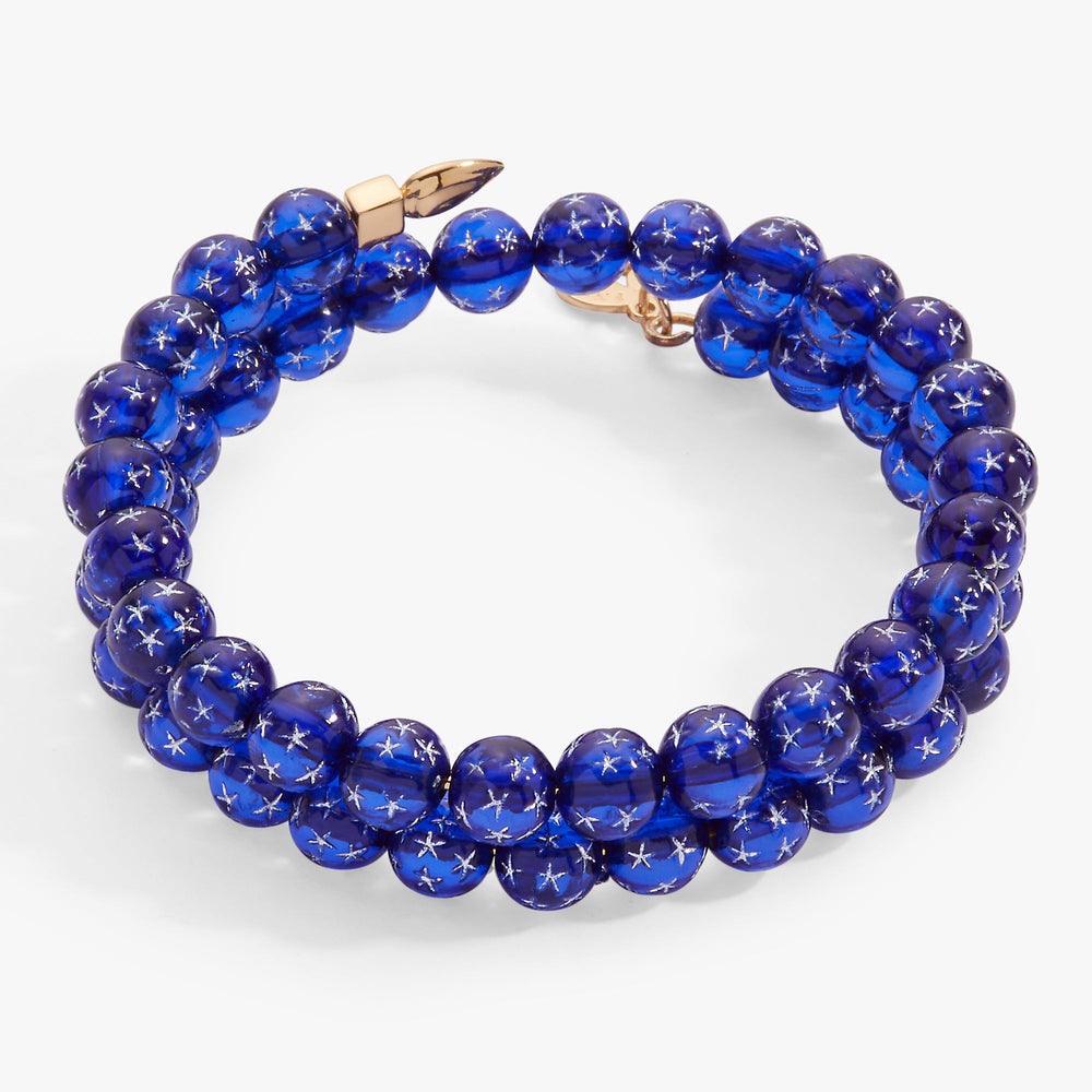 Moon Magic Beaded Wrap Bracelet Gold | Alex and Ani