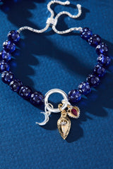Moon Magic Beaded Charm Bolo Bracelet Two Tone | Alex and Ani