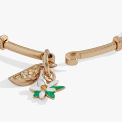 Lemon Tension Bangle Gold | Alex and Ani