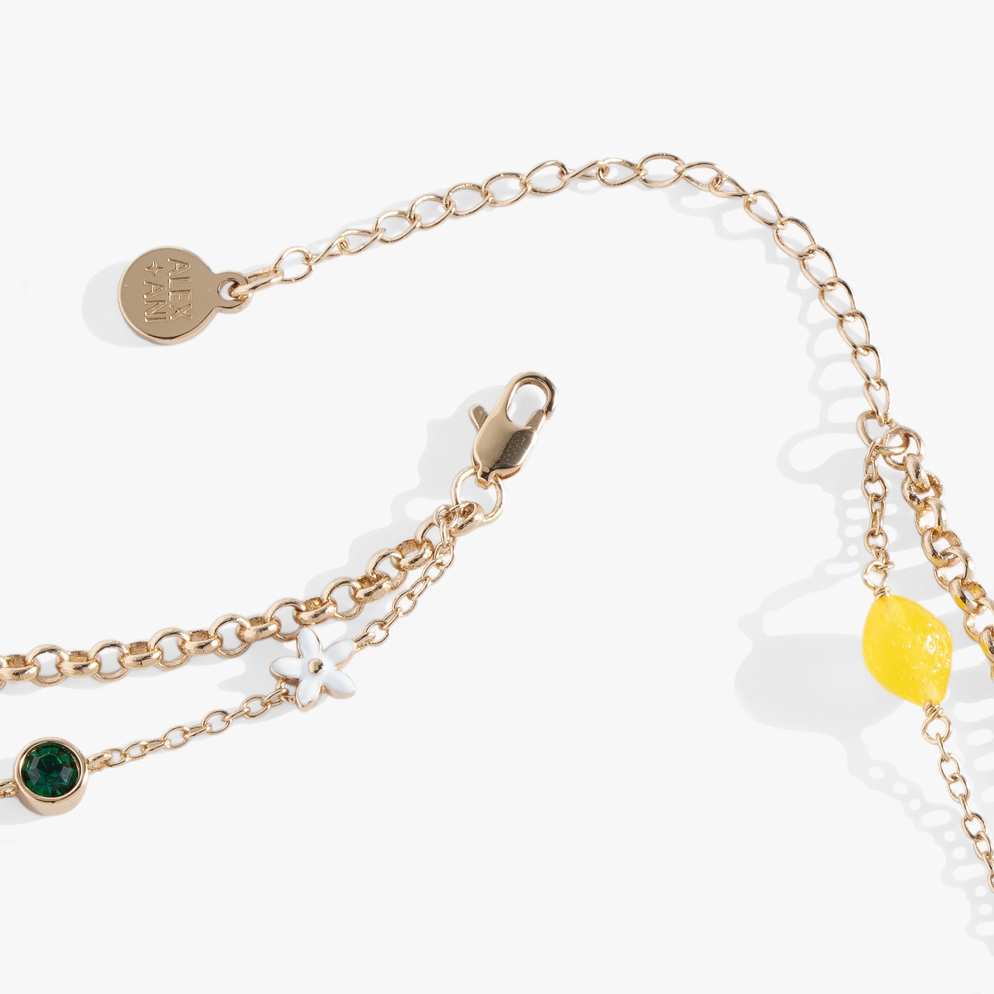 Double-Layer Lemon Necklace Gold | Alex and Ani
