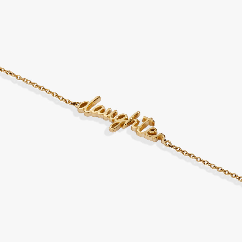 “Daughter” Strand Stainless Steel Gold | Alex and Ani