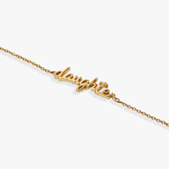 “Daughter” Strand Stainless Steel Gold | Alex and Ani