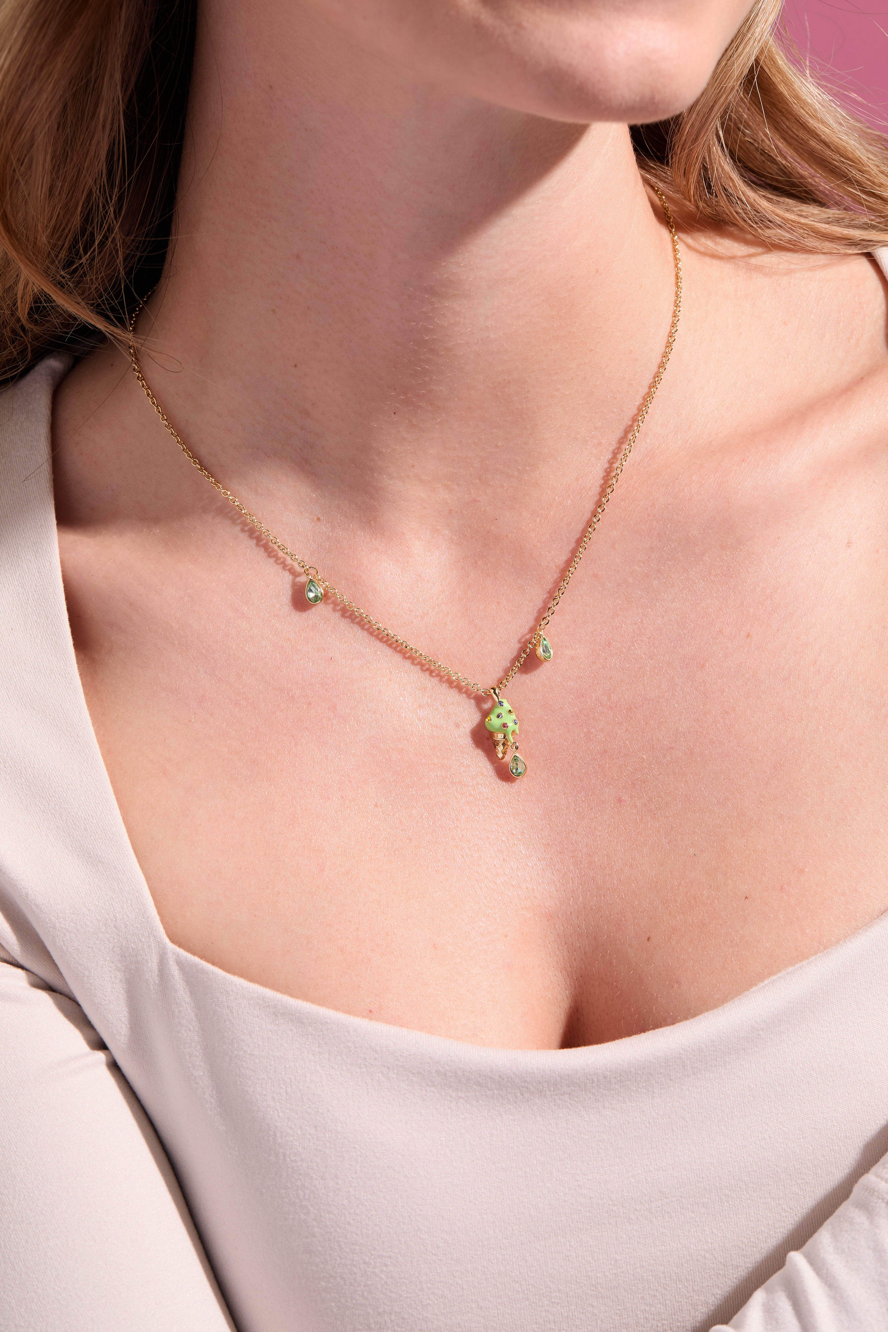 Ice Cream Pendant Gold | Alex and Ani