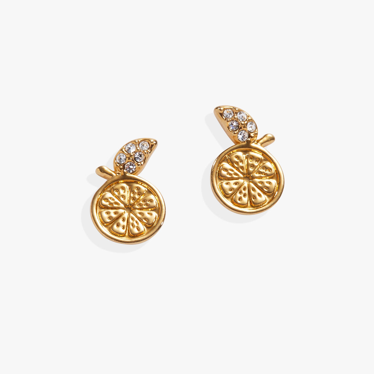 Summer Fruits Orange Slice Stud Gold | Alex and Ani