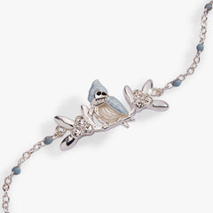 Tufted Titmouse Bracelet Silver | Alex and Ani