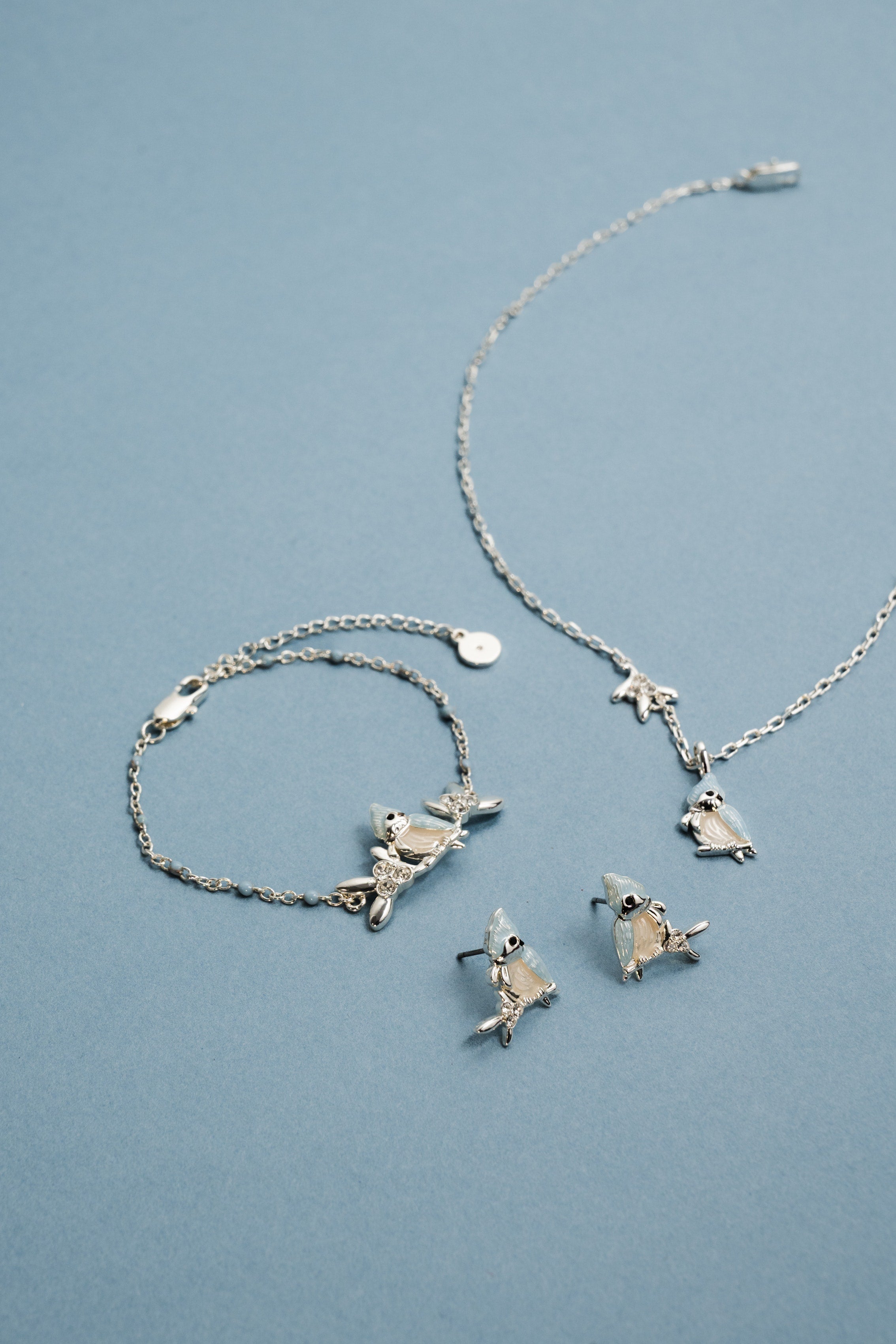 Tufted Titmouse Bracelet Silver | Alex and Ani