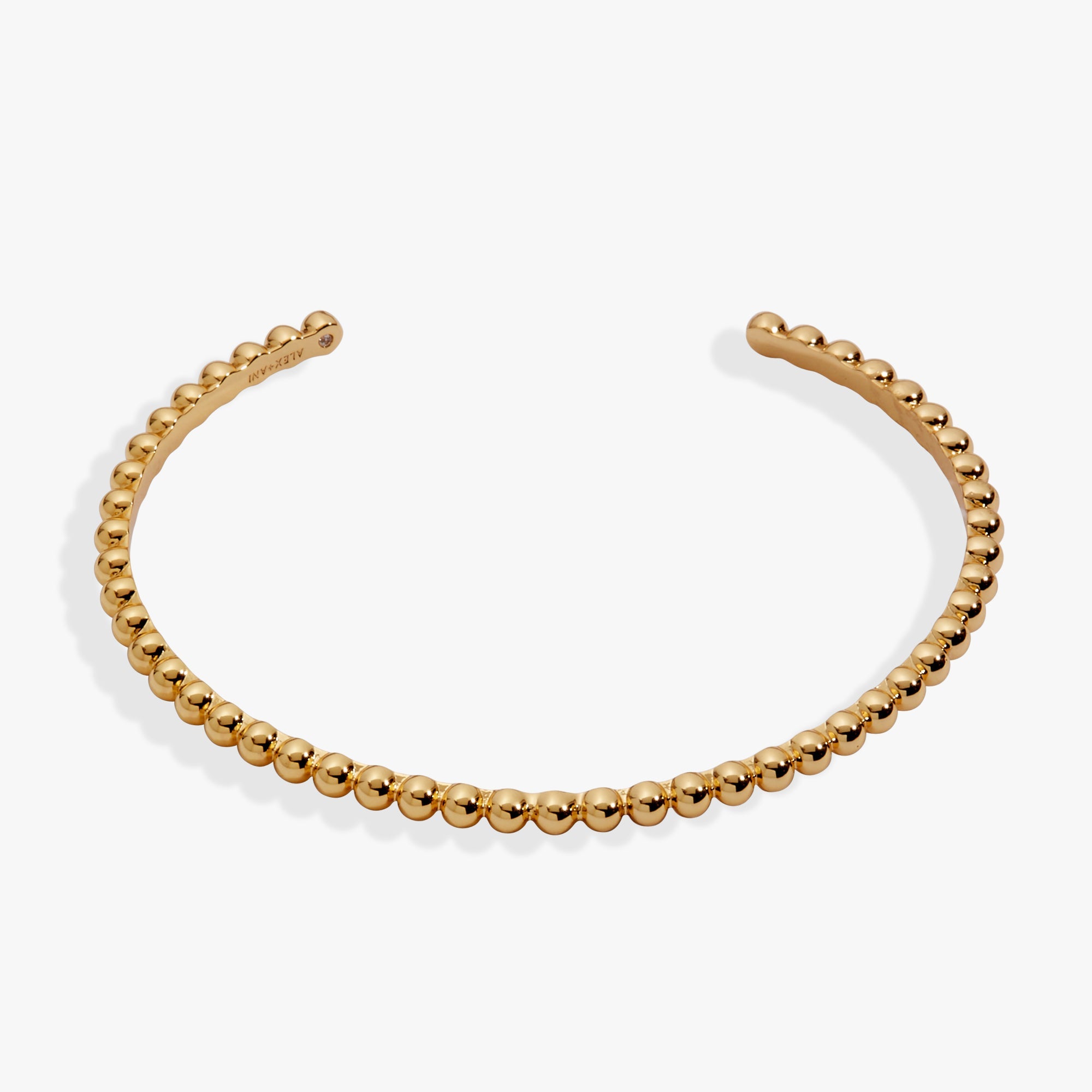 Ball Texture Cuff Bracelet Gold | Alex and Ani