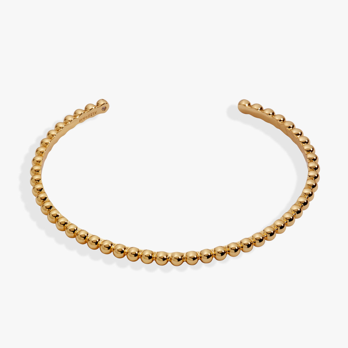 Ball Texture Cuff Bracelet Gold | Alex and Ani