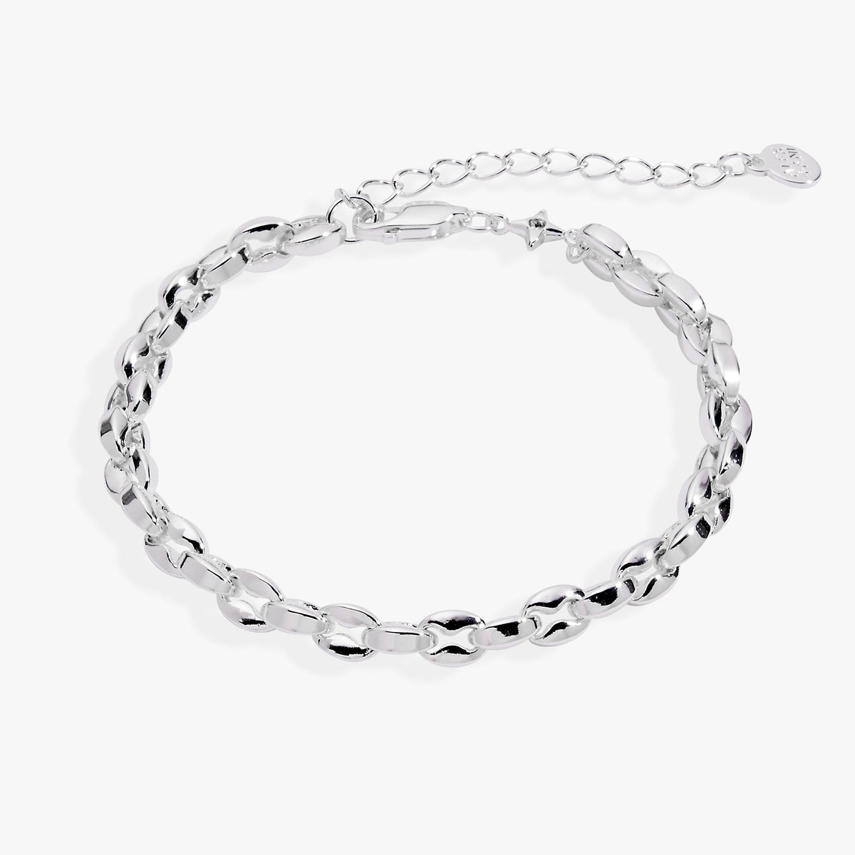 Puffy Chain Bracelet Silver | Alex and Ani
