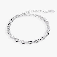 Puffy Chain Bracelet Silver | Alex and Ani