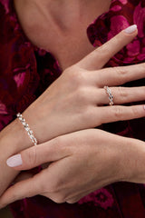 Puffy Chain Bracelet Silver | Alex and Ani